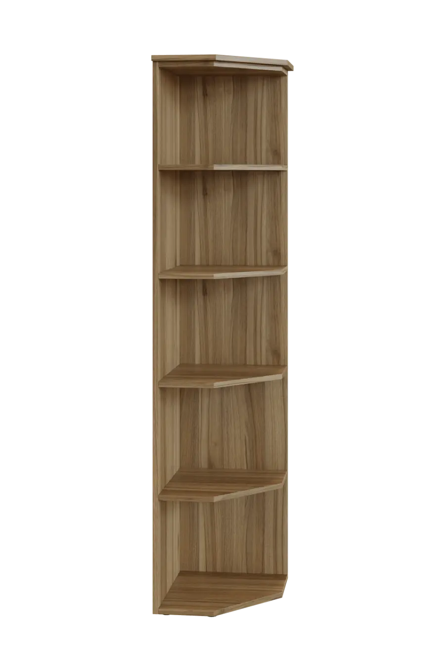 R 5 - 4 kancelářská skříň, rohová, 1800x400x400, ořech světlý